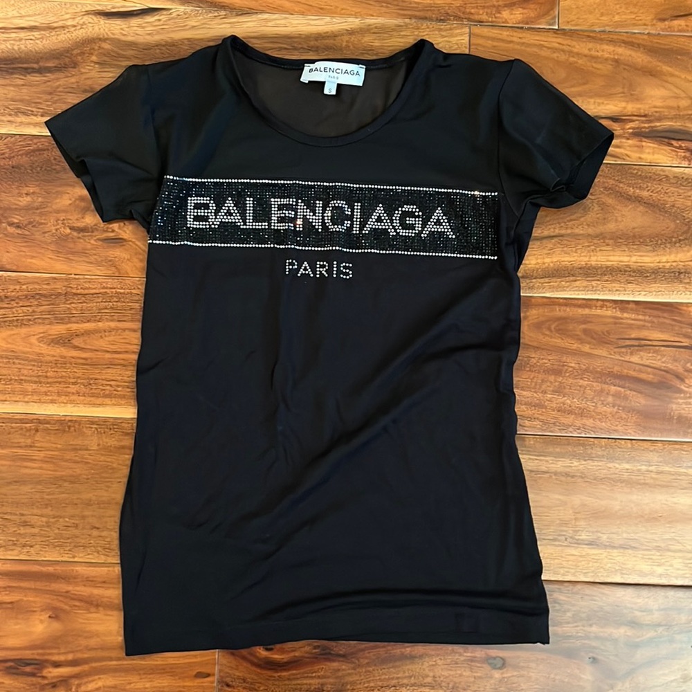 Authentic Balenciaga Mesh T-Shirt - Size Small
